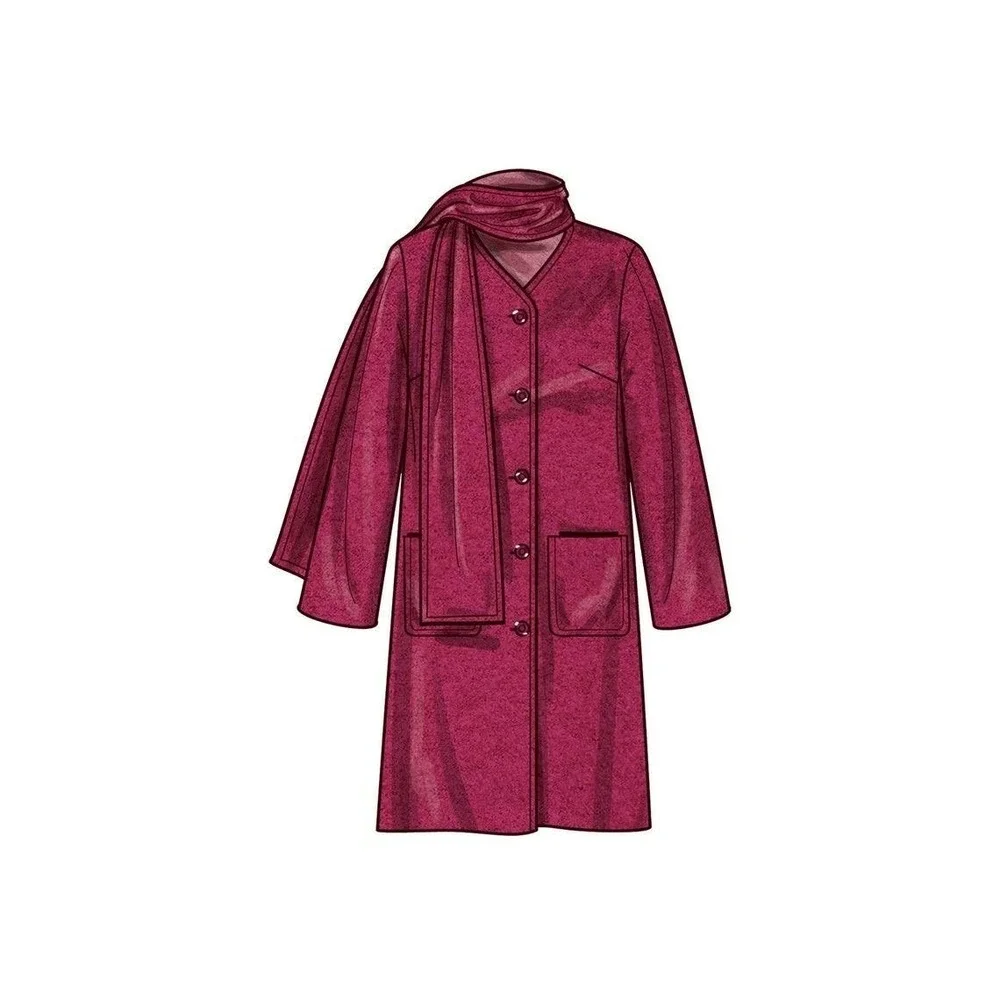 Simplicity Sewing‎ Pattern S9685 R11671 Coat Jacket Misses Size 12-20